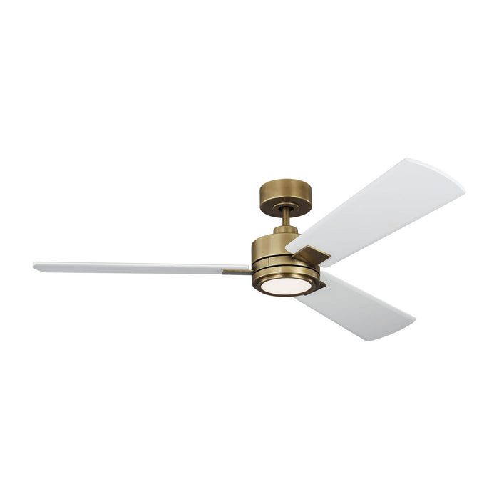 Visual Comfort Fan 3HASM56HABD 56" Ceiling Fan, Hand Rubbed Antique Brass