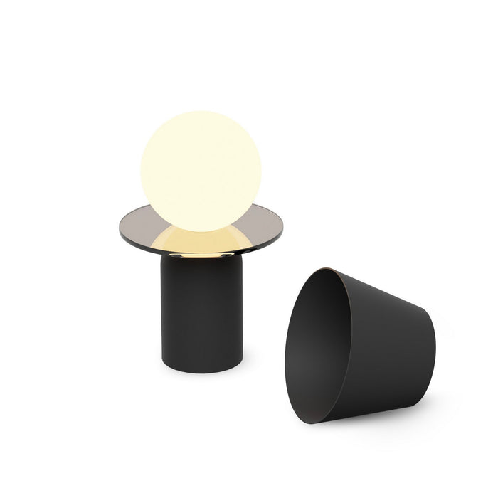 Koncept GUY-MTB+DDGY LED Lantern, Matte Black