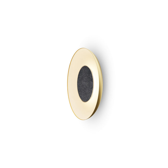 Koncept RMW-09-SW-CCF-HW+18BD-GMW LED Wall Sconce, Gold w/ Matte White