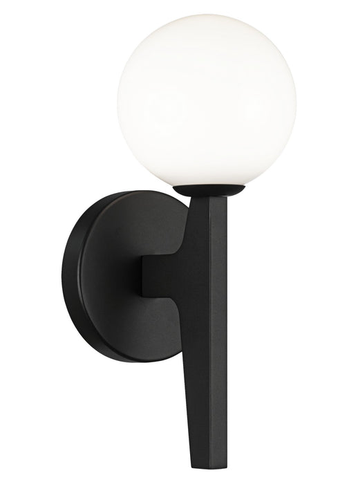 Matteo Lighting W34901MBOP LED Wall Sconce, Matte Black
