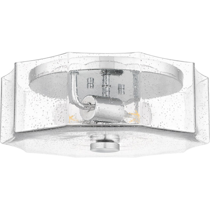 Quoizel QFL6222C Two Light Flush Mount, Polished Chrome
