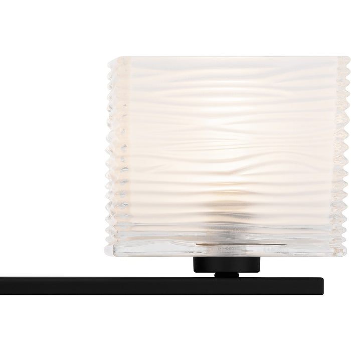 Quoizel WCP8603MBK Three Light Bath, Matte Black