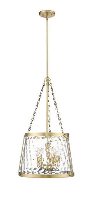 Millennium 20405-VB Five Light Pendant, Vintage Brass