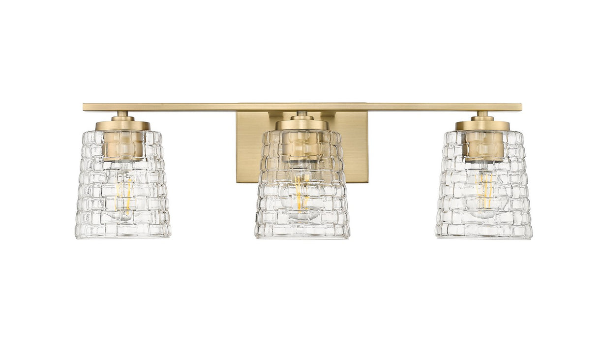 Millennium 22103-VB Three Light Vanity, Vintage Brass