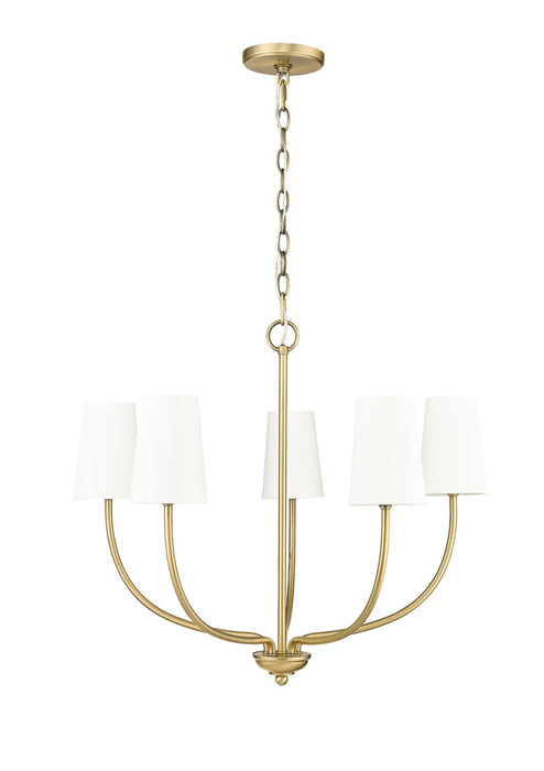 Millennium 29905-VB Five Light Chandelier, Vintage Brass