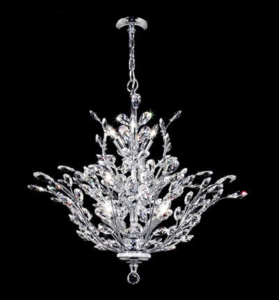 James R. Moder 94457S22 13 Light Chandelier, Silver