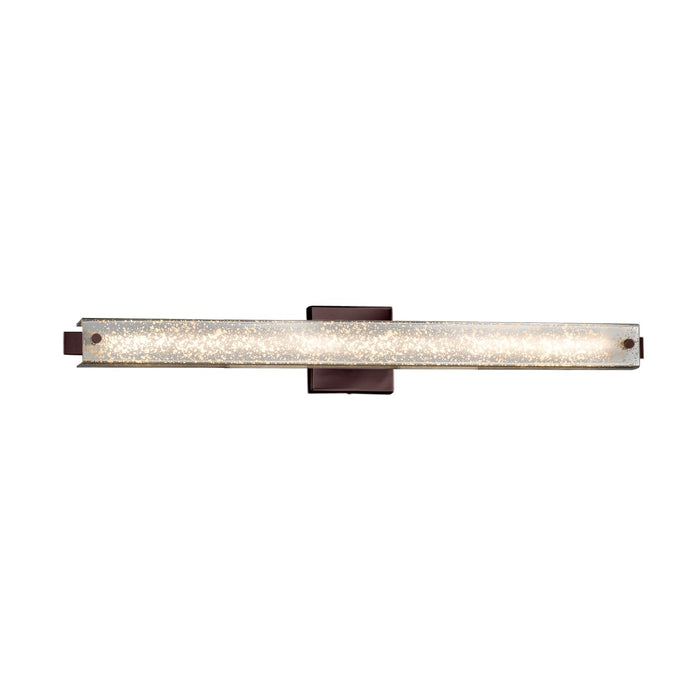 Justice Designs FSN-8685-MROR-DBRZ LED Linear Bath Bar, Dark Bronze