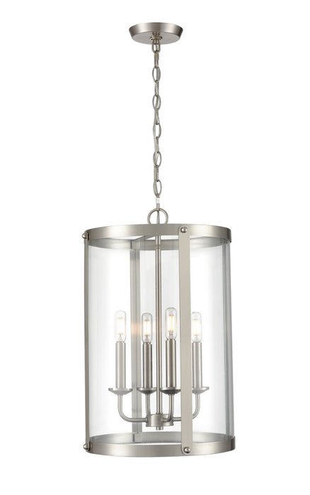 Millennium 94004-BN Four Light Pendant, Brushed Nickel