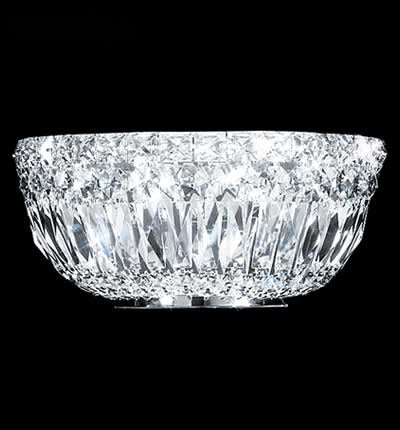 James R. Moder 92514S22 Two Light Wall Sconce, Silver