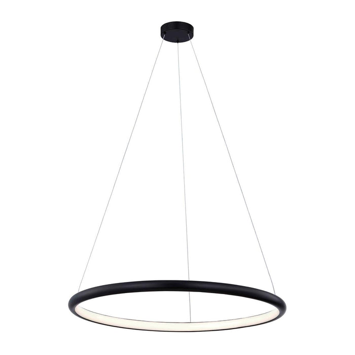 Justice Designs NSH-4484-MBLK LED Pendant, Matte Black