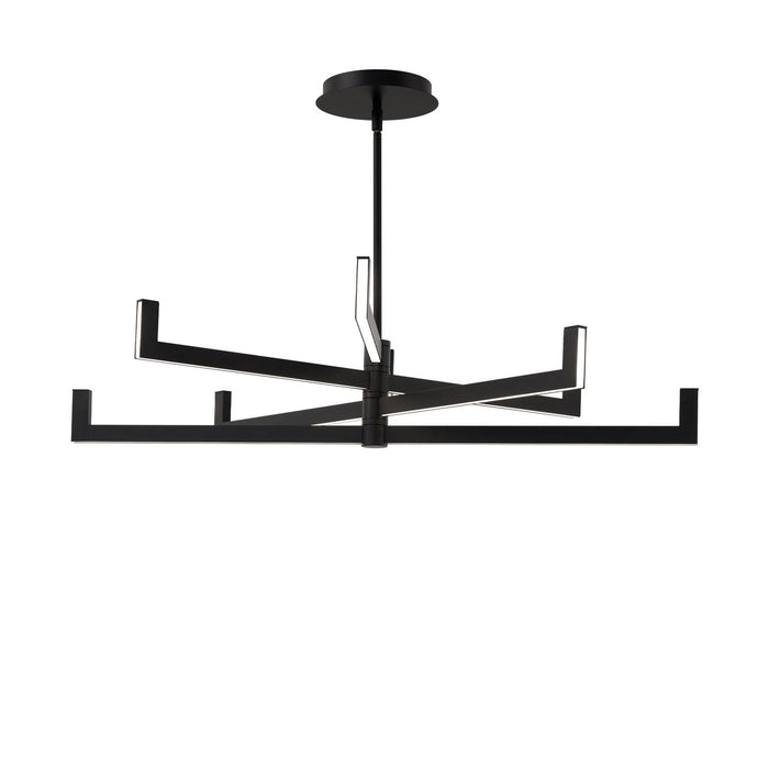 W.A.C. Lighting PD-33436-30-BK LED Chandelier, Black