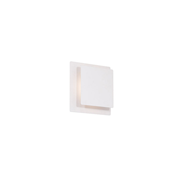 W.A.C. Lighting WS-87407-30-WT LED Wall Sconce, White