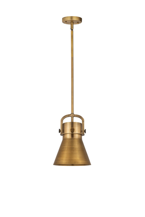 Innovations 410-1SS-BB-M411-8BB One Light Pendant, Brushed Brass