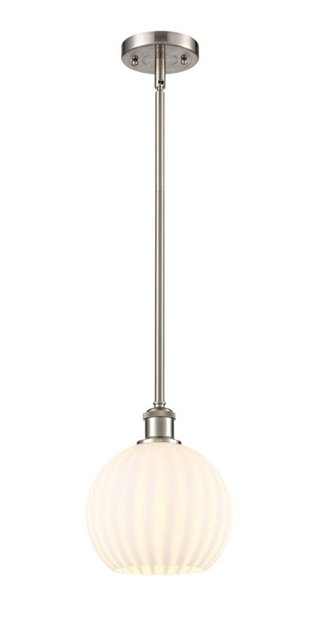 Innovations 516-1S-SN-G1217-8WV LED Mini Pendant, Brushed Satin Nickel
