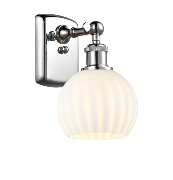 Innovations 516-1W-PC-G1217-6WV LED Wall Sconce, Polished Chrome