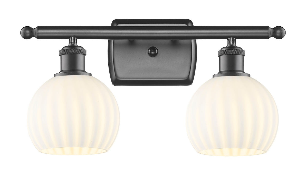 Innovations 516-2W-OB-G1217-6WV LED Bath Vanity, Oil Rubbed Bronze