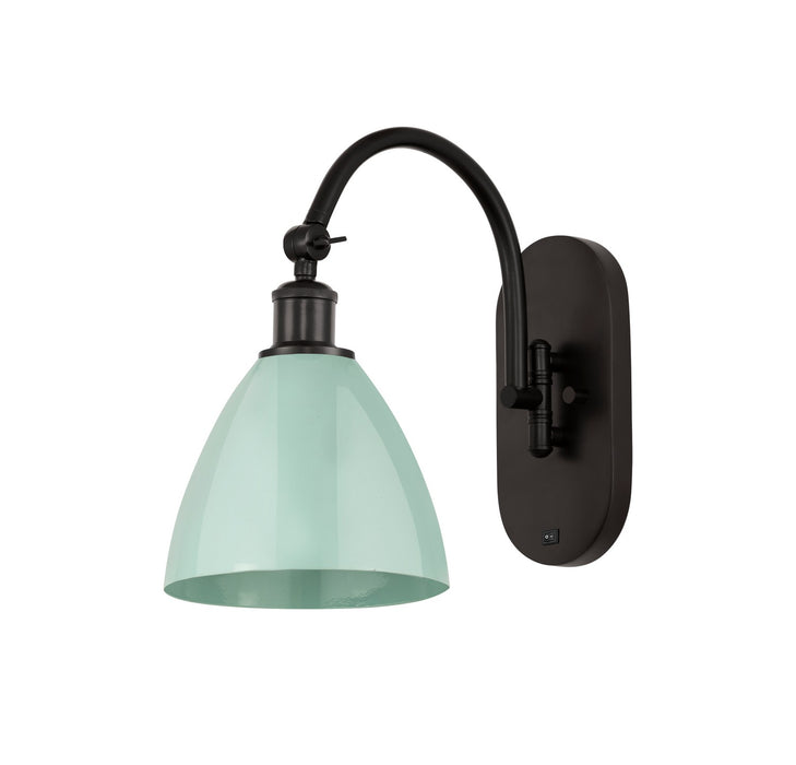 Innovations 518-1W-OB-MBD-75-SF One Light Wall Sconce, Oil Rubbed Bronze