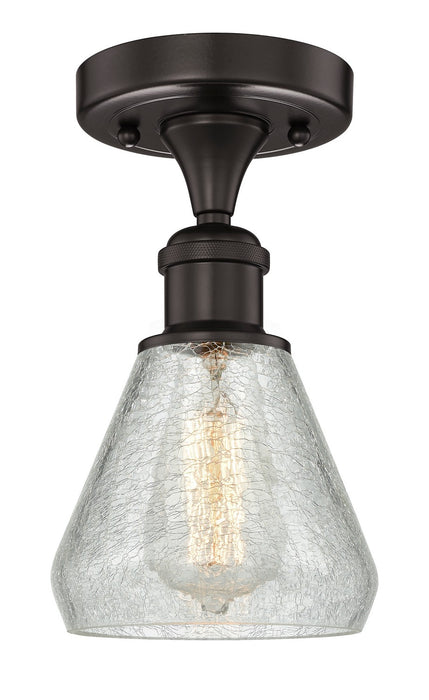 Innovations 616-1F-OB-G275 One Light Semi-Flush Mount, Oil Rubbed Bronze
