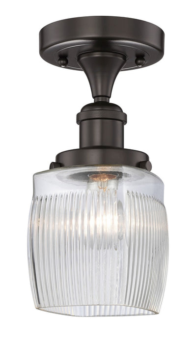 Innovations 616-1F-OB-G302 One Light Semi-Flush Mount, Oil Rubbed Bronze