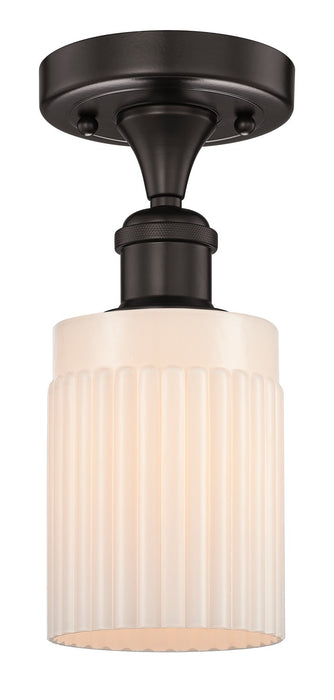 Innovations 616-1F-OB-G341 One Light Semi-Flush Mount, Oil Rubbed Bronze