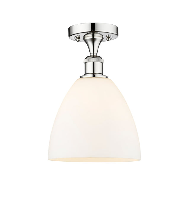 Innovations 616-1F-PC-GBD-91 One Light Semi-Flush Mount, Polished Chrome
