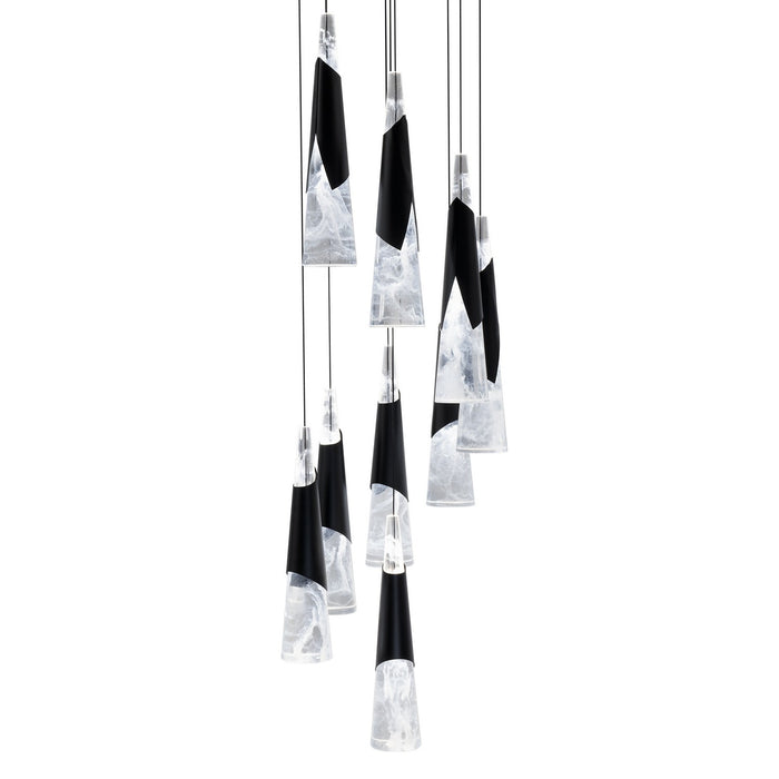 Modern Forms PD-44409R-BK LED Pendant, Black