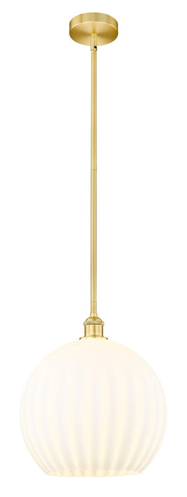 Innovations 616-1S-SG-G1217-14WV LED Pendant, Satin Gold