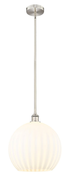 Innovations 616-1S-SN-G1217-14WV LED Pendant, Brushed Satin Nickel