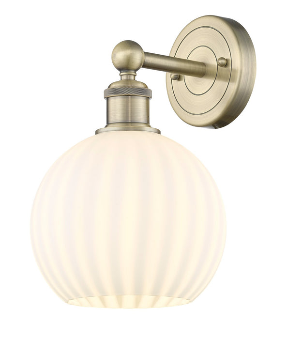 Innovations 616-1W-AB-G1217-8WV LED Wall Sconce, Antique Brass