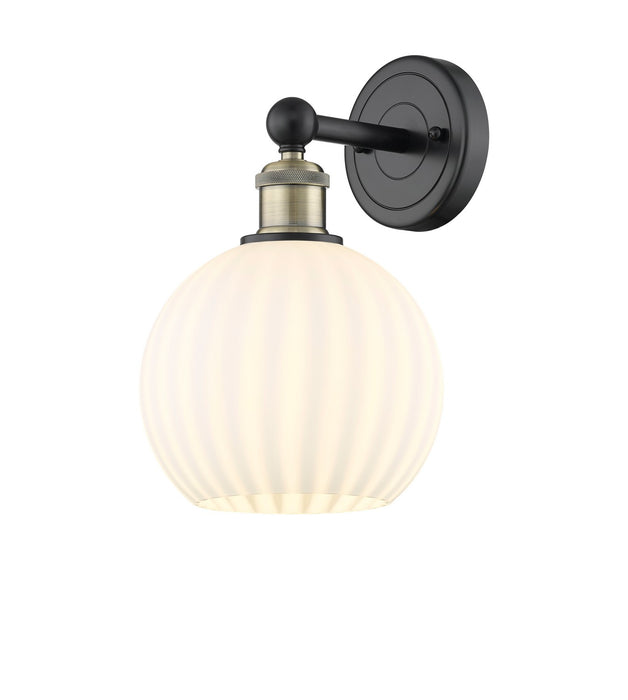 Innovations 616-1W-BAB-G1217-8WV LED Wall Sconce, Black Antique Brass