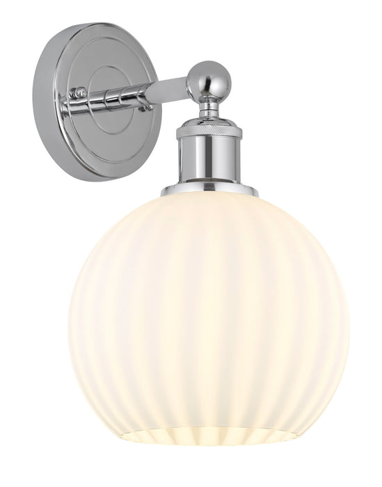 Innovations 616-1W-PC-G1217-8WV LED Wall Sconce, Polished Chrome