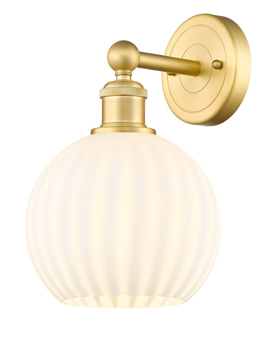 Innovations 616-1W-SG-G1217-8WV LED Wall Sconce, Satin Gold