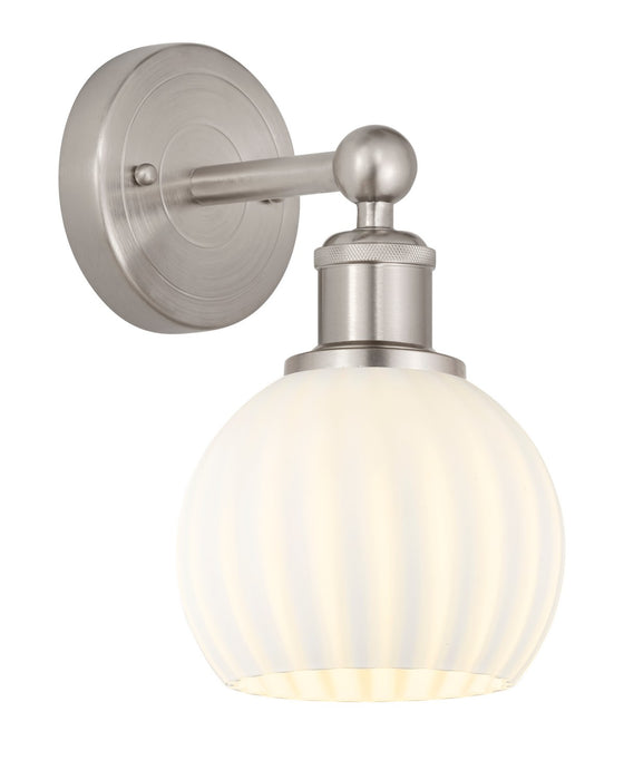 Innovations 616-1W-SN-G1217-6WV LED Wall Sconce, Brushed Satin Nickel