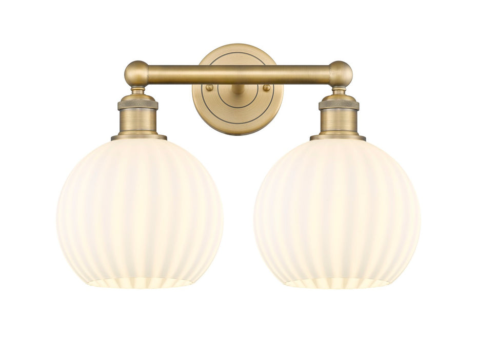 Innovations 616-2W-BB-G1217-8WV LED Bath Vanity, Brushed Brass