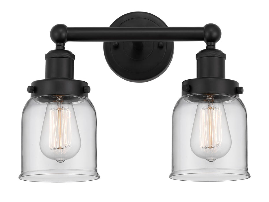 Innovations 616-2W-BK-G52 Two Light Bath Vanity, Matte Black