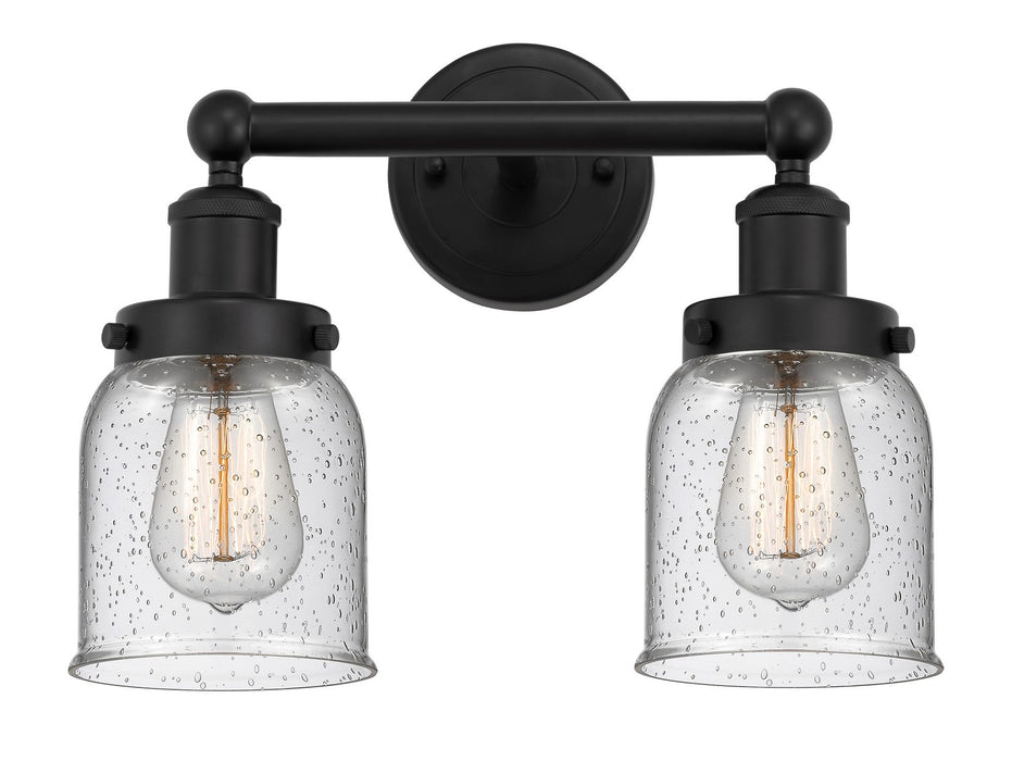Innovations 616-2W-BK-G54 Two Light Bath Vanity, Matte Black