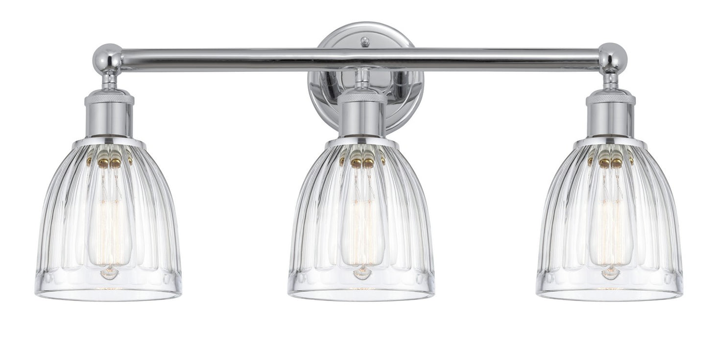 Innovations 616-3W-PC-G442 Three Light Bath Vanity, Polished Chrome