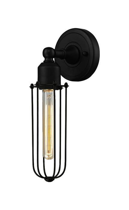 Innovations 900-1W-BK-CE225-BK LED Wall Sconce, Matte Black