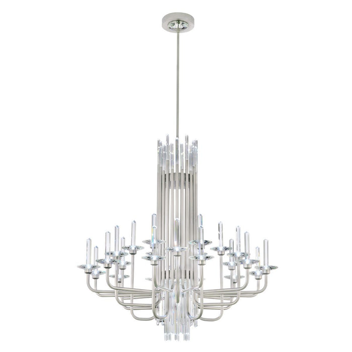 Schonbek S5724-710O LED Chandelier, Soft Silver