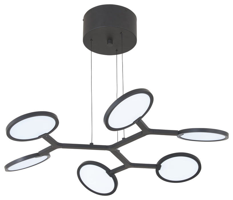 George Kovacs P1950-66A-L LED Pendant, Coal