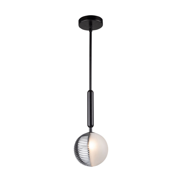 Artcraft AC11880BK One Light Pendant, Black