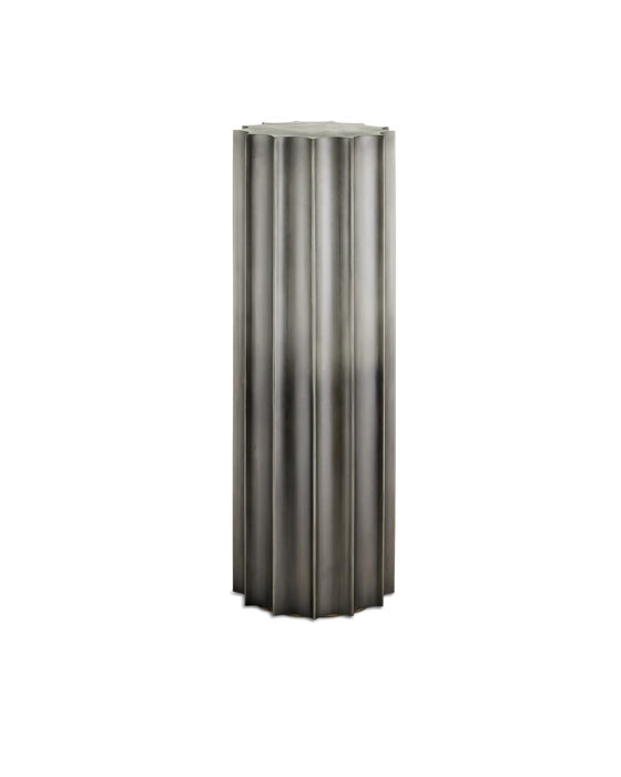 Currey and Company 1000-0156 Pedestal, Graphite