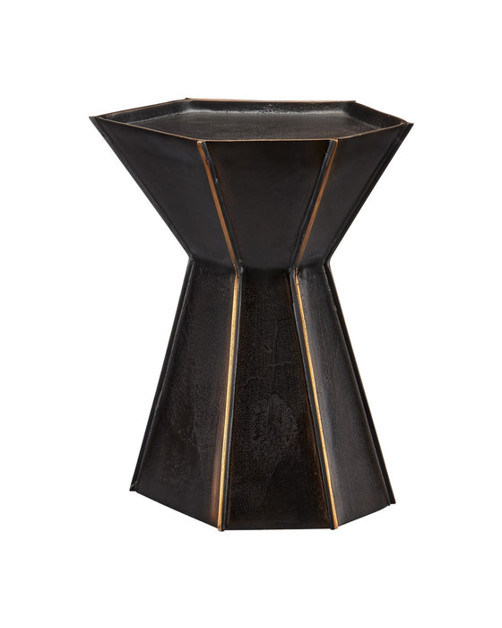 Currey and Company 4000-0175 Accent Table, Bronze/Gold