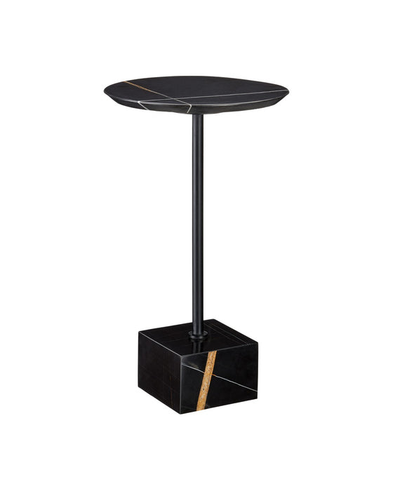 Currey and Company 4000-0181 Drinks Table, Natural/Black