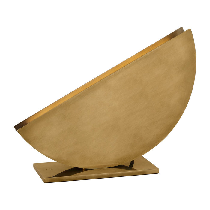 Visual Comfort Modern SLTB14227NB LED Table Lamp, Natural Brass