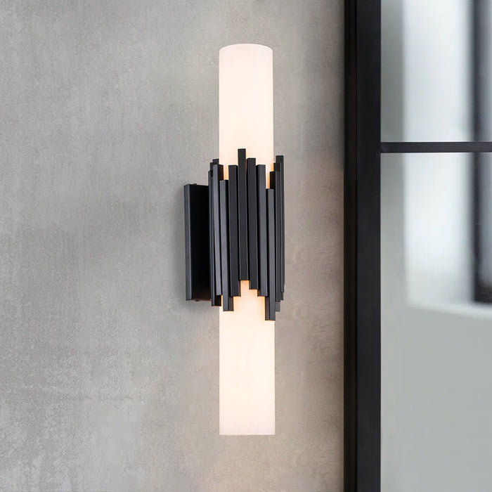 Lucas + McKearn BB0517MB-2 Two Light Bath, Matte Black