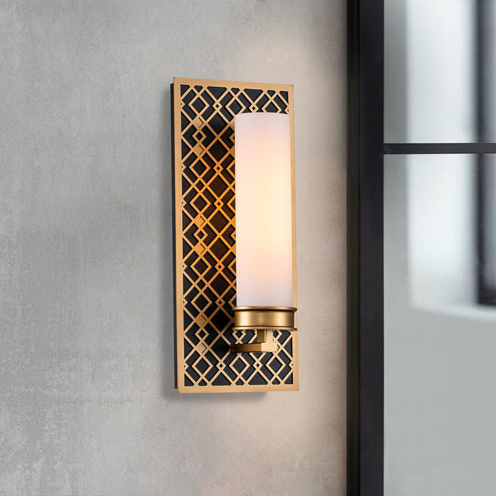 Lucas + McKearn BB1185LG-1 One Light Bath, Lacquered Gold