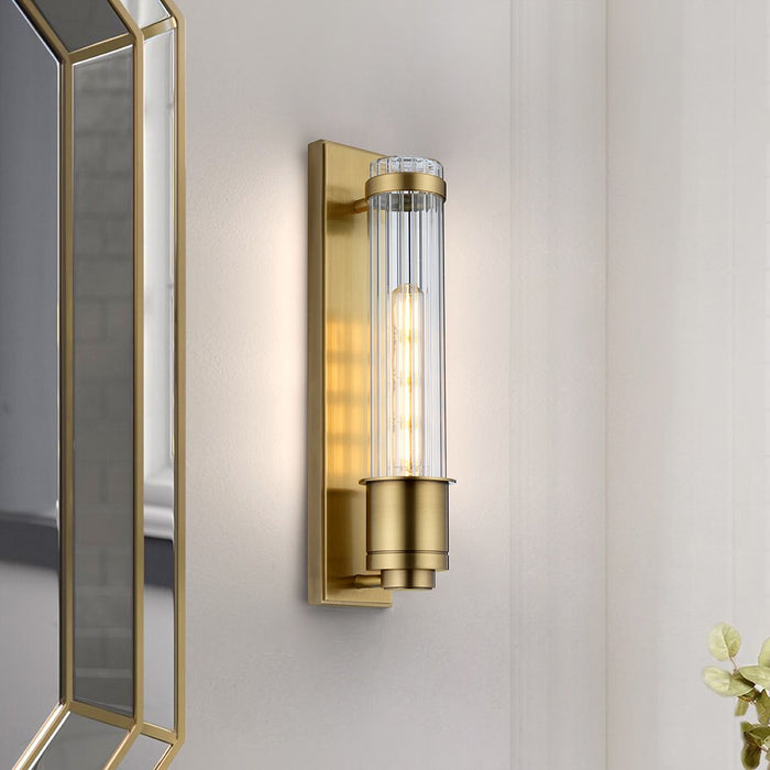 Lucas + McKearn BB-WELLINGTON-AB One Light Bath, Aged Brass