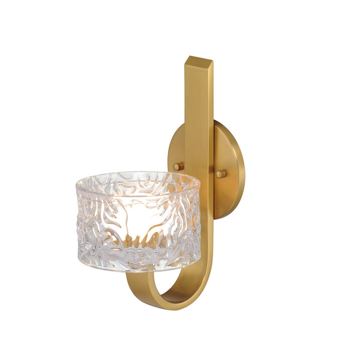 ET2 E11080-124NAB LED Wall Sconce, Natural Aged Brass