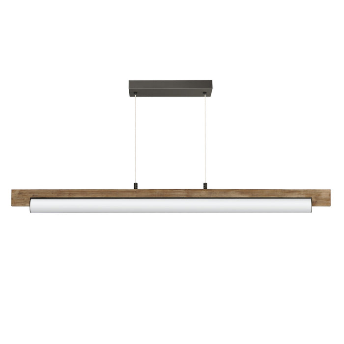 ET2 E24932-DWCHL LED Linear Pendant, Driftwood / Charcoal